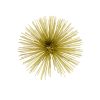 8" Gold Metal Sea Urchin Spiky Sphere