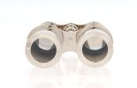 5" Brass Aluminum Hand Painted Binocular Tabletop Sculpture