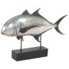 15" Multiple Colors Metal Hand Painted Sculpture