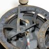 3.25" X 3.25" X 3.25" Sundial Compass In Wood Box Small