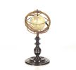 8" X 7.5" X 16.5" Globe In Brass Rings