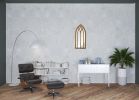 36" Gothic Inspired Arch Wood Wall Mirror