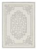 8' X 10' Gray and Ivory Wool Hand Tufted Area Rug