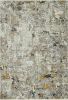 5' X 7' Grey Hand Loomed Traditional Floral Indoor Area Rug