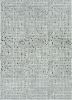 7' Grey Machine Woven Abstract Lines Indoor Runner Rug