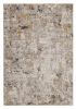 5' X 8' Silver Machine Woven Abstract Indoor Area Rug