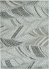 3' X 5' Gray Tropical Botanical Area Rug