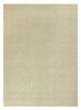 6' X 9' Ivory Plain Herringbone Woven Jute Indoor Area Rug