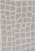 8' X 11' Ivory Or Grey Abstract Tiles Indoor Area Rug