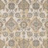 3' X 5' Ivory Wool Floral Vines Area Rug