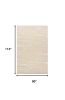 8' X 10' Ivory Wool Hand Tufted Area Rug