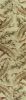 8' Ivory Hand Tufted Tropical Leaves Round Indoor Area Rug