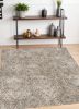 4' X 6' Sand Grey Machine Woven Distressed Vintage Traditional Indoor Area Rug