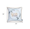 Set Of 4 18" Thanksgiving Pie Throw Pillow Cover In Muliticolor