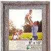 8" X 10" Natural Weathered Gray Picture Frame
