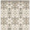 3' X 6' Ivory Gray Abstract Ikat Indoor Area Rug