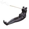 1pc Frog Ceramic Incense Burner Ash Catcher, Frog Aromatherapy Ornament