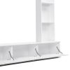 ON-TREND Large Wall Unit Entertainment Center w/Bookshelves TVs Up to 78'', w/Cabinets
