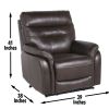 Fortuna Coffee 3 Piece Dual Power Reclining Set