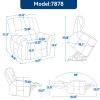 Power Lift Recliner Chair Heat Massage Dual Motor Infinite Position, Genuine Leather, USB Ports, Black