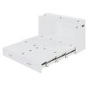 Full Size Murphy Wall Bed w/drawer, Sockets & USB Ports, Pulley Structure Design, White