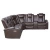 Luxury Living Room 3-Piece Power Reclining Sectional