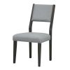 TOPMAX Farmhouse 9-Piece 83.9" Extendable Table,2 12" Removable Leaves, 8 Chairs, Espresso