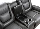 Modern Luxury Living Room Sofa Set 3pc Reclining Sofa Loveseat Glider