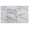 Modern 6-piece Dining Table w/4 Chairs & 1 Bench, w/Marbled Veneers, V-shaped Table Legs (White)
