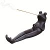 1pc Frog Ceramic Incense Burner Ash Catcher, Frog Aromatherapy Ornament