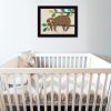"Hanging Sloth II" by Bernadette Deming, Ready to Hang Framed Print, Black Frame