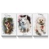 3 Panels Customize Canvas Prints with Your Photo Canvas Wall Art- Personalized Canvas Picture, Customized To Any Style,Gifts for Family, Wedding
