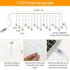 Butterfly Curtain String Lights USB Powered Colorful LED Fairy Lamps w/8 Modes
