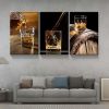 3 Panels Framed Canvas Whiskey Wall Art Decor,3 Pieces Modern Canvas Painting Decoration Painting