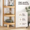 Bamboo bathroom rack, bathroom storage rack with 4 layers Storage Space
