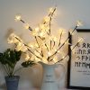 20 LED String Light Simulation Butterfly Orchid Branch Garland Light Vase Filler Flower Fairy Light