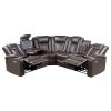 Luxury Living Room 3-Piece Power Reclining Sectional
