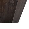 31.5 "Octagonal Black walnut Rubber wood Coffee Table