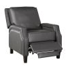 Reclining Chair Transitional Style Grey Color Self-Reclining Motion Chair