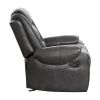 Modern Luxury Living Room Sofa Set 3pc Reclining Sofa Loveseat Glider