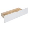 Twin Size House Bed w/Sofa, Charging Station, Shelves, 2 Drawers, White