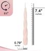 7.4 Inche Spiral Taper Candles Unscented Handmade Candles, Handmade Candlesticks set of 4