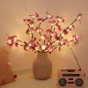 20 LED String Light Simulation Butterfly Orchid Branch Garland Light Vase Filler Flower Fairy Light