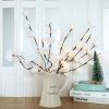 20 LED String Light Simulation Butterfly Orchid Branch Garland Light Vase Filler Flower Fairy Light