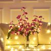 20 LED String Light Simulation Butterfly Orchid Branch Garland Light Vase Filler Flower Fairy Light