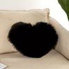 Boho Love Heart Plush Throw Pillow Detachable and Machine Washable Home Decor