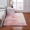 Fluffy Imitation Wool Area Rug, Suede Fleece Bottom Long Imitation Wool Rug, Acrylic 80% Polyester 20%