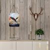 NEW Eagle Wall or Door Hanging Prints Aluminum Metal Sign Kitchen Wall Bar Bathroom Plaque Home Decor Front Door Plaque, 12x16, Multicolor